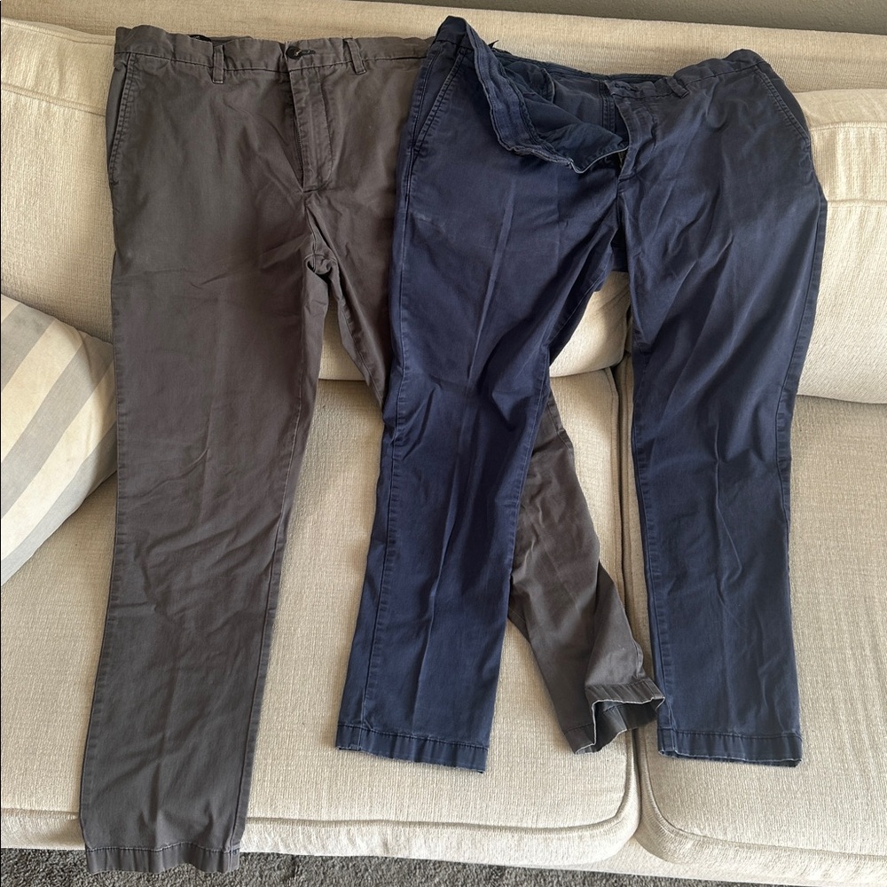 Nordstrom Men's Shop Ballard Slim Fit Pants in Blue